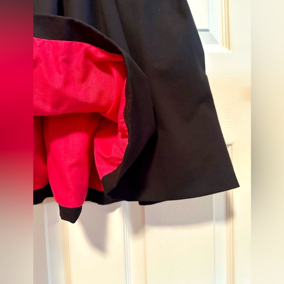 Zara A-Line Black Dress with Plunge Back size S with pockets - Picture 9 of 11